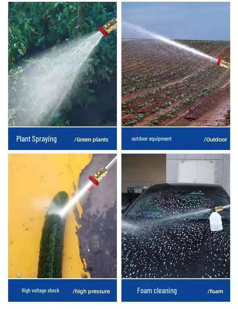 Беспроводная электрическая мойка высокого давления для автомобиля с литиевой батареей для бытового использования