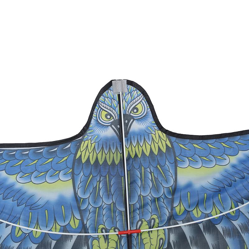 Детский воздушный змей с плоским орлом 1,2 м, линия воздушного змея 100 м, детские воздушные змеи с летающими птицами, уличная игрушка