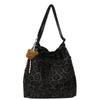 Large Capacity Leopard Print Women's Bag New Versatile Retro Messenger Bag of High Value Elegant Shoulder Bag