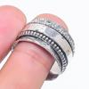 Meditation Spinner Gemstone 925 Sterling Silver Jewelry Ring Size 9.5