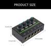4 Channel Headphone Amplifier for Mixers Headphone Mixers Amplifier Headphone Splitter LED Headphone Amplifier Splitter