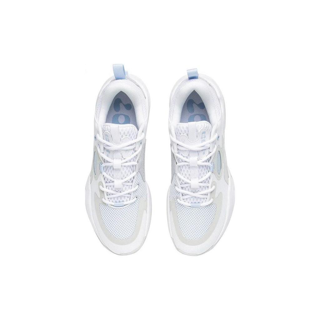 Li Ning Wade ALLDAY Wade ALLDAY Удобные износостойкие дышащие низкие баскетбольные кроссовки мужские Белые Серые ABPT007-4