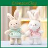 Hoodie Bunny Plush Keychain Toy Doll Cute Gift For Kids And Backpack Decoration