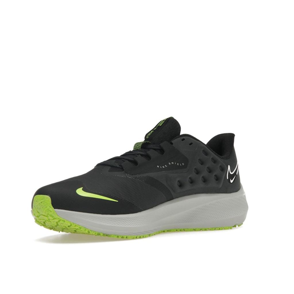 Nike Air Zoom Pegasus 39 Shield Black Dark Smoke Grey Men Sneakers Volt White DO7625-002