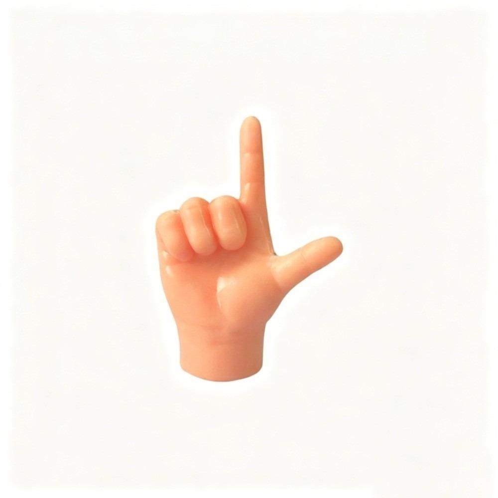 Novelty Feature Finger Cat Toy Mini Size Mini Finger Puppet Funny Funny Prank Gift Pet Supplies