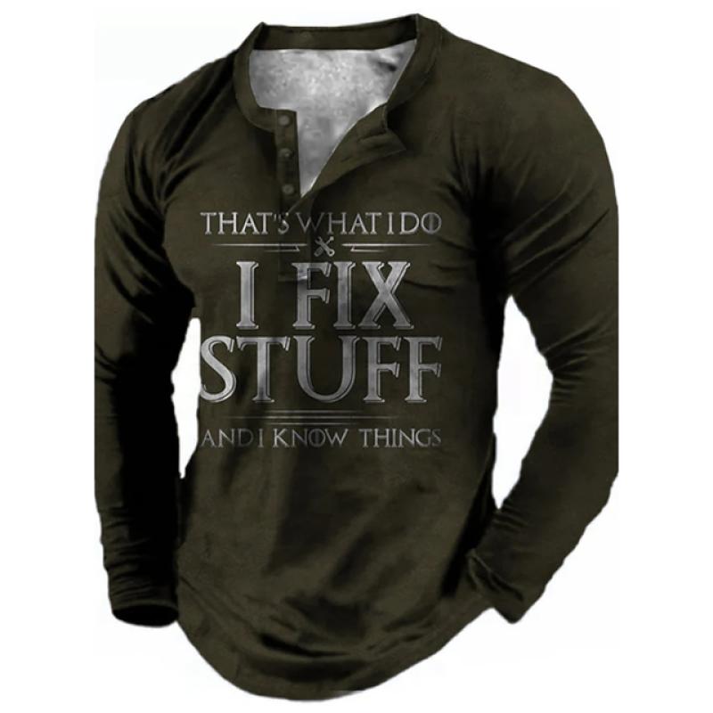 Повседневная мужская футболка большого размера с принтом и длинными рукавами, футболка в стиле ретро для покупок на дому.