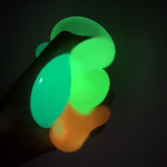 4/8/12/24 шт. светящийся липкий шарик, светящийся в темноте, настенный, потолочный, липкий шарик TPR, снятие тревожности