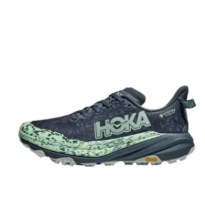 HOKA Speedgoat 6 GORE-TEX Thunder Cloud Mint Fluorite Женские Кроссовки Синий 1155151-TFL