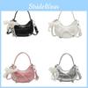 Bow Single Purse Shoulder Crossbody Bag With Pearl Pendant For Daily Fashion