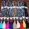 BLUELANS NECKLACE Wonderful Stone Tassel Sweater Chain Colorful Beads Necklace Boho Butterfly Pendant Women Present