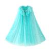 Children's Frozen Elsa Princess Shawl Cape with Veil