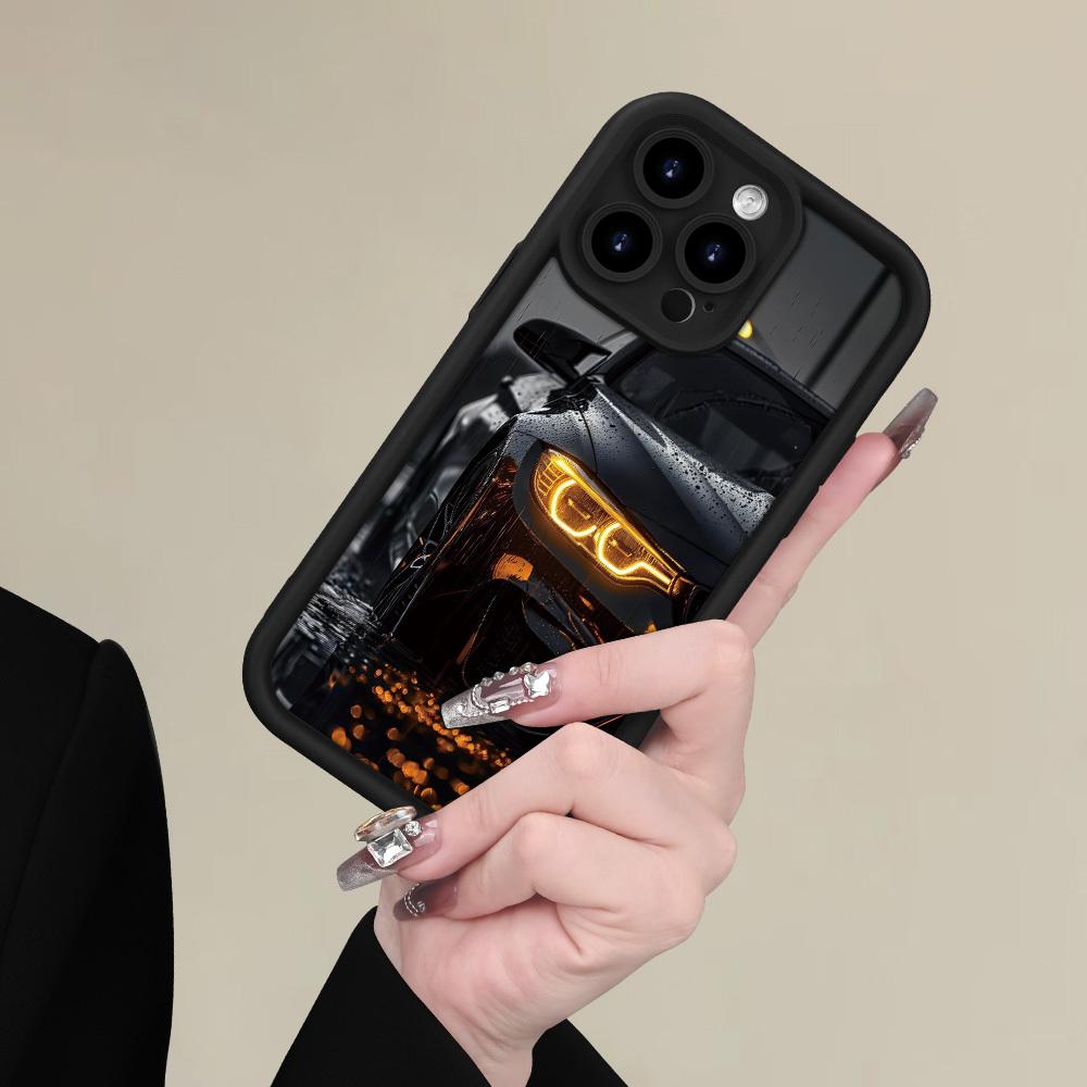 Крутой чехол для телефона с дизайном в виде автомобиля, подходит для iPhone 17 16 15 14 13 12 11 Pro/Max/Plus, противоударная задняя крышка
