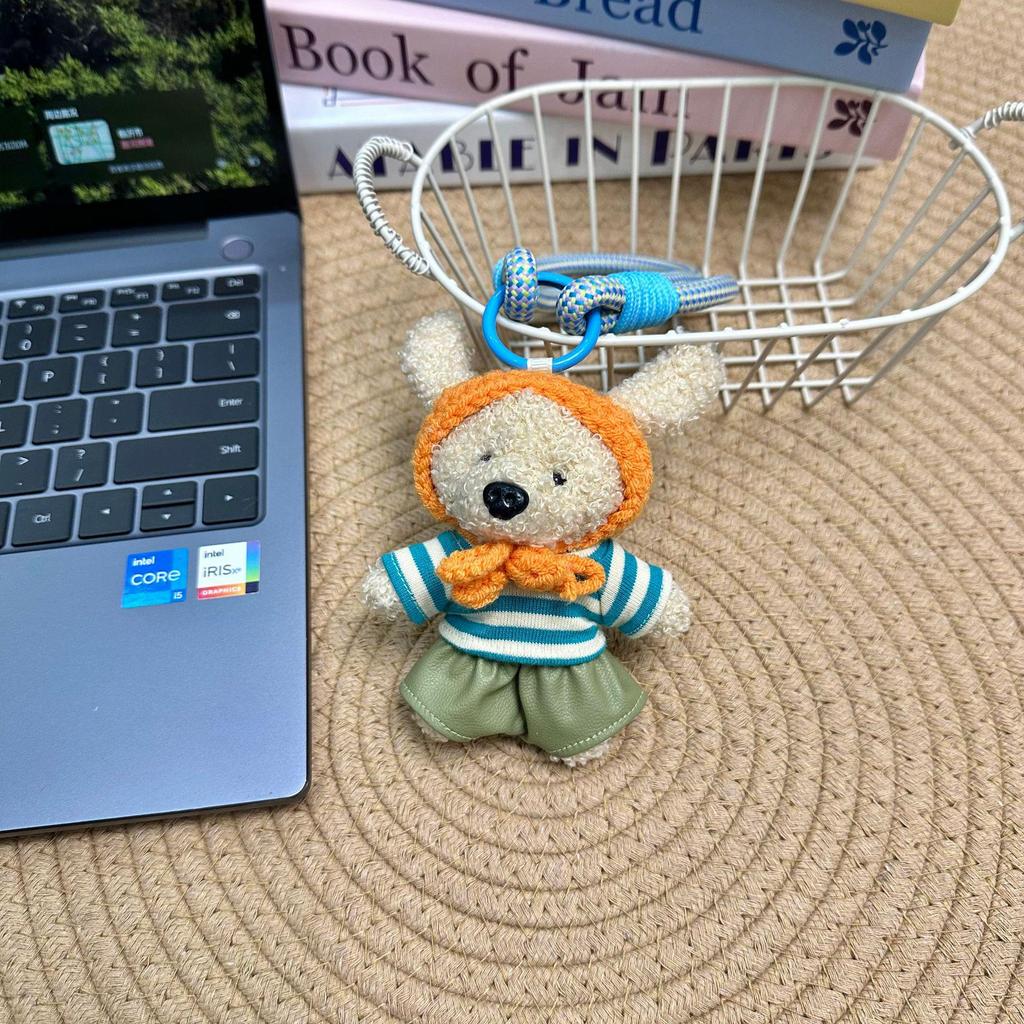 Корейский милый плюшевый мишка-подвеска - кукла-игрушка ручной работы для сумок и телефонов