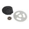 T8F 13T Front Sprocket T8F Drive Chain 116 Links T8F 44T 3 Hole Rear Chain Sprocket Kit for ATV