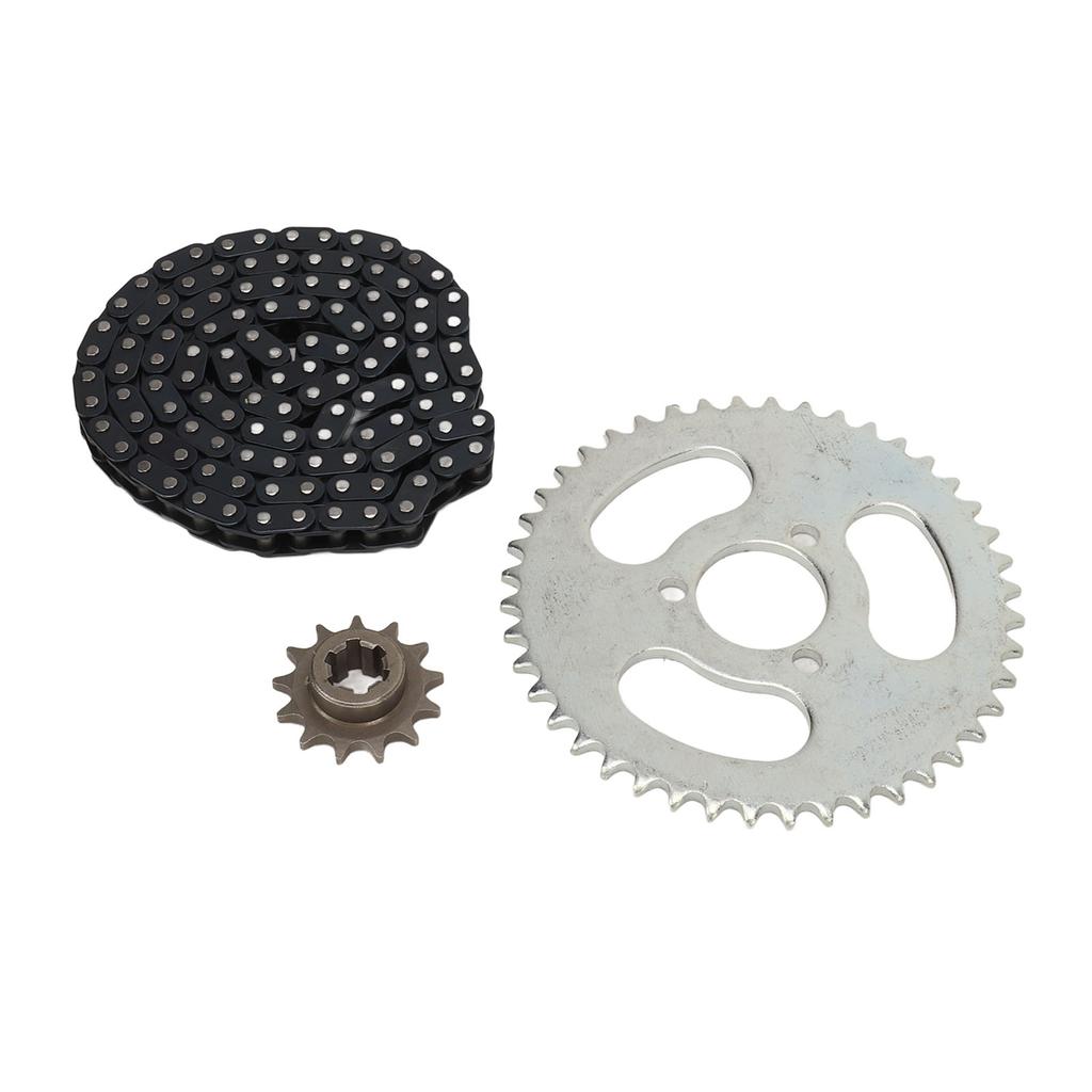 T8F 13T Front Sprocket T8F Drive Chain 116 Links T8F 44T 3 Hole Rear Chain Sprocket Kit for ATV