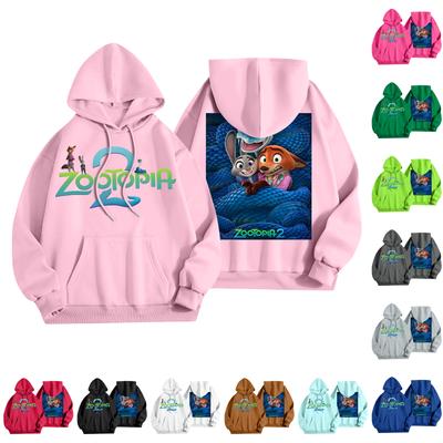 Женская повседневная модная толстовка с капюшоном и карманами с принтом