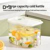 Drink Dispenser with Spigot 3.5L Cold Water Pitcher Beverage Liquid Drink Container for Fridge Lemonade Stand Juice Jug