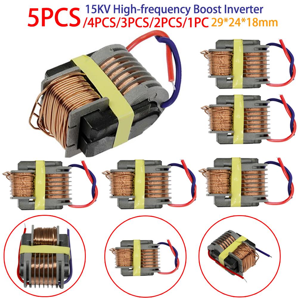 1/2/3/4/5PCS 15KV High Frequency High Voltage Inverter Coil Arc Generator 3.7V Step up Boost Converter Power Transformer Voltage
