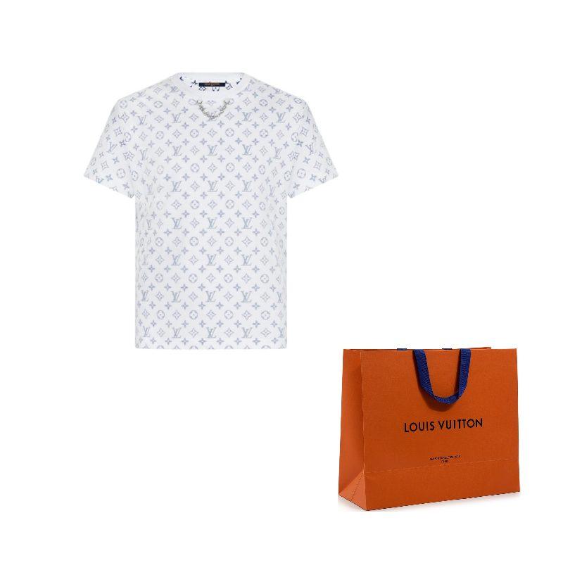 Louis Vuitton Футболка Унисекс Белая 1A8QDG