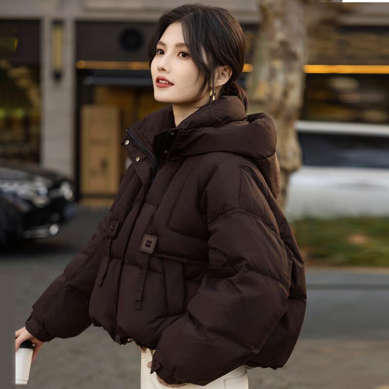 Mokana Women's Fashion Versatile Long-Sleeve Down Jacket MKNJD2595