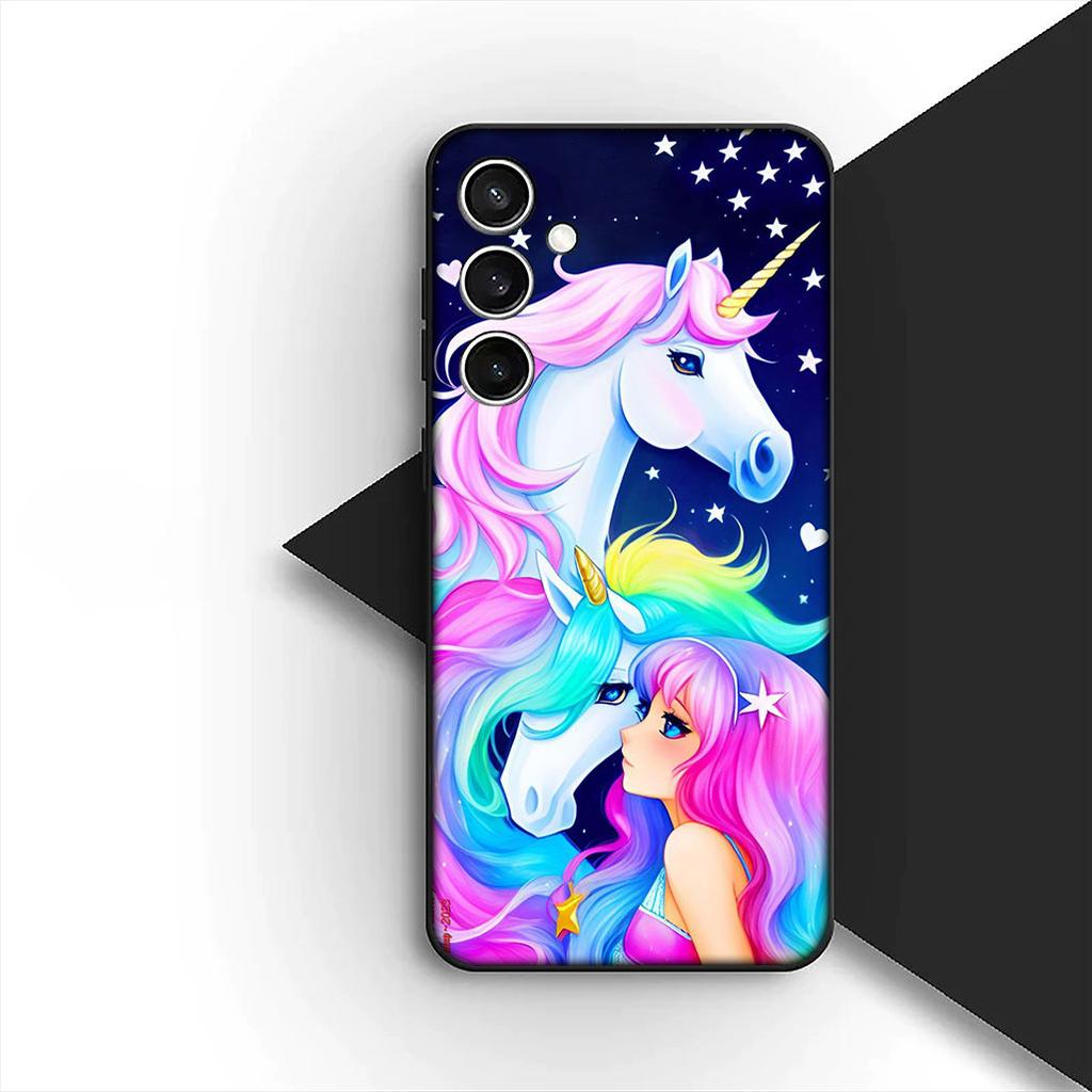Protective Cover for Motorola Moto Edge 70 60 Fusion NEO Pro G56 G96 G04 G05 20 G Stylus Casing Phone Case Unicorn Cartoon