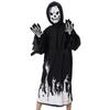 Halloween Luminous Halloween Cloak Skull Horror Mask Halloween Hooded Cape  Children Kids