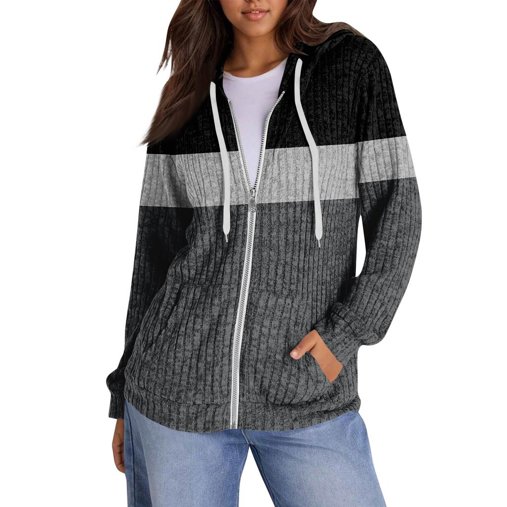 Hoodies For Women Trendy Tops Casual Fall Fashion Long Sleeve Sweatshirt With Pockets Pullover Lightweight