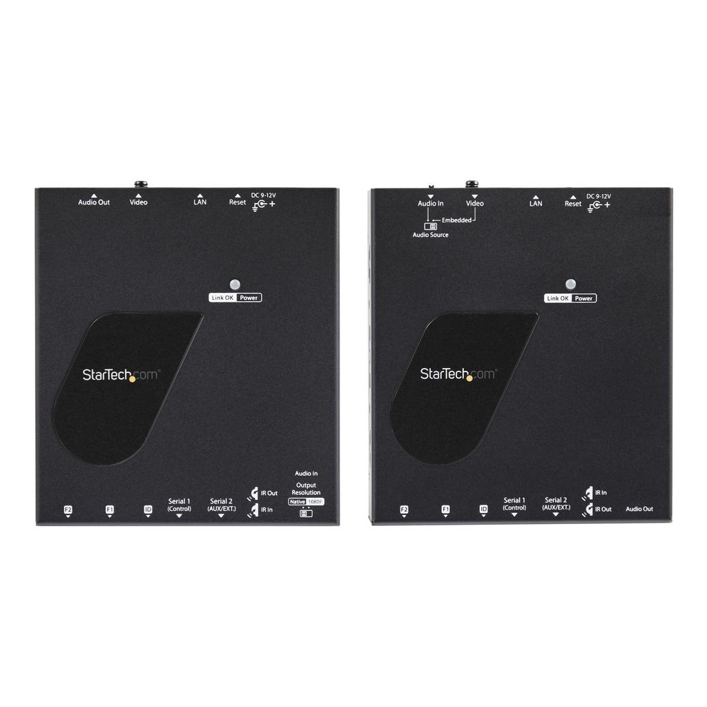 IP Compatible HDMI Extension Distributor Kit Compatible HDMI Signal Extender Set via LAN Line ST12MHDLAN4K 4K/30Hz Transmitter/Receiver