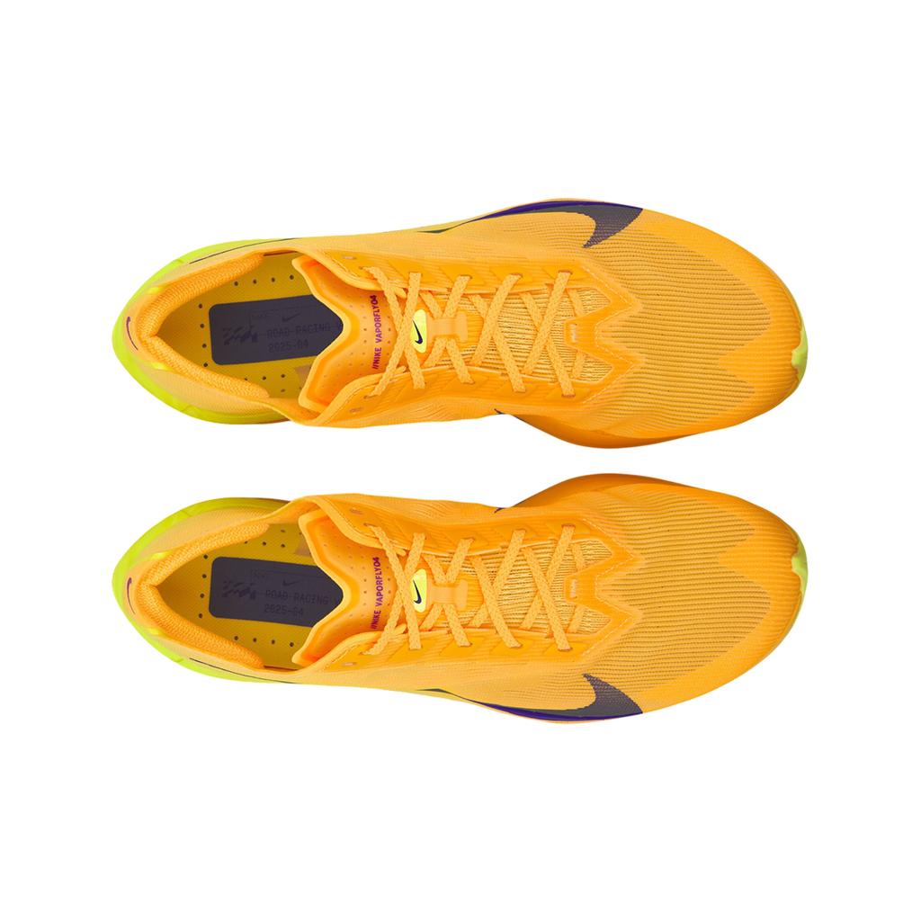 Nike Мужские кроссовки ZoomX Vaporfly 4 Citron Pulse Желтые Лазерно-оранжевые Вольт-Ледяные HF6414-800