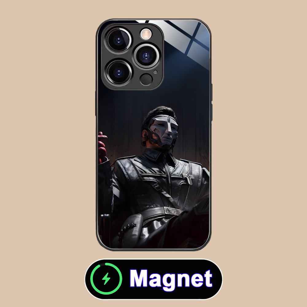 Game Delta Force Glass MagSafe Mobile Phone Case for iPhone 17 16 15 14 13 12 11 Air Pro Max Plus Mini Colorful Cover