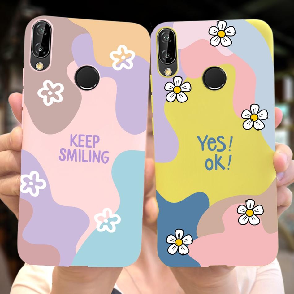 Чехол для Huawei P20 Lite Nova 3e ANE-LX1 ANE-LX2 Милый Мультяшный Конфетный Цвет Силиконовые Чехлы для Телефона Для Huawei P20lite Мягкая TPU Обложка