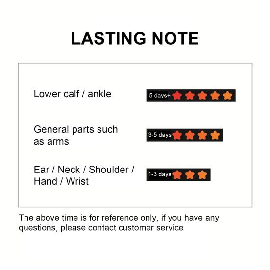 Yousheng Body Tattoo Light Smelle Safe Удобная временная татуировка-наклейка для пальца