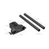 SmallRig Camera Baseplate Kit with 15mm LWS Rod Rail Clamp and Carbon Fiber 15mm Rods for Sony Canon Sony and Camera Cages 8-inch/20cm