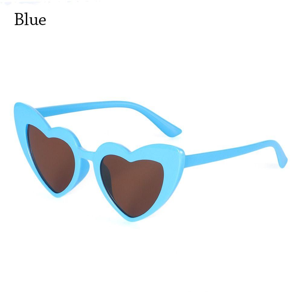 Детские солнцезащитные очки для мальчиков и девочек, детские солнцезащитные очки в форме сердца, солнцезащитные очки для уличной съемки