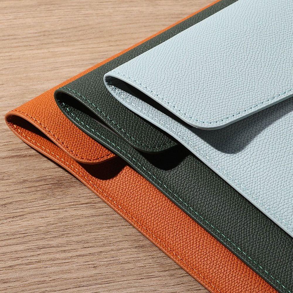 Large Capacity Leather File Folder A4 Document Bag Briefcase  School Office