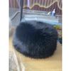 Imitation Fur New Fox Fur Flat Top Hat Thickened Fluff Warm Ear Protection Hat Dome Snow Winter Hats