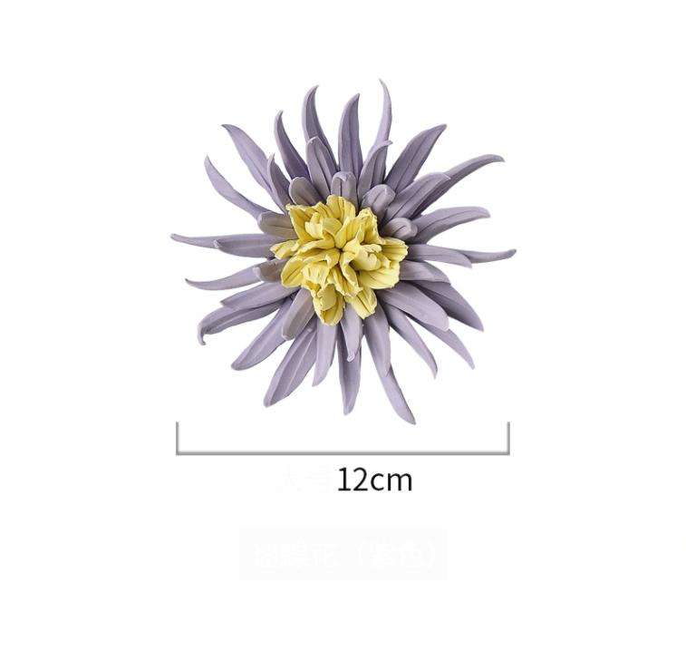 Креативная керамическая настенная фреска с цветами, украшение для дома, диван, ТВ-фон, настенные подвесные поделки, магазин, отель, декор для стены на веранде, наклейка