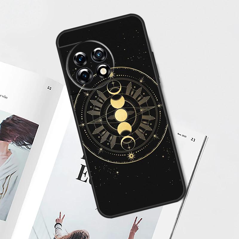 Galaxy Moon Stars Phase Totem Art Case For OnePlus Nord 5 CE 4 3 Lite N20 N30 OnePlus 15 13 12 11 8 9 10 Pro 12R 13T 13R Cover