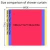 Modern Abstract Wave Shower Curtain - Navy Blue & White Stripes, Polyester Fabric, Machine Washable, Contemporary Bath Decor