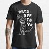 NWT Rats Off To Ya Funny Joke Sarcas Unisex T-Shirt