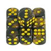 Mix Color Effect 12mm D6 Double Cube Playing for Gambling Board Game,Tabletop Game,games Poker Dice,