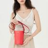Longchamp Épure 18 Embossed Logo Detachable Shoulder Strap Leather Bucket Bag Mini Women bags Strawberry 10213HYZ218