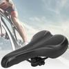 Sponge Non slip Bike Seat Saddle Replacement Accessory for Mountain Road Bicycle(black 112 bike saddle)