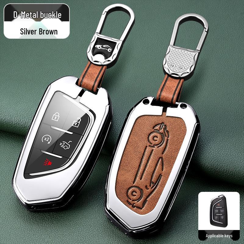 Премиальный металлический чехол для ключа Cadillac XT5, CT5, XT4, XT6, CT6, XTS, ATSL, CT4