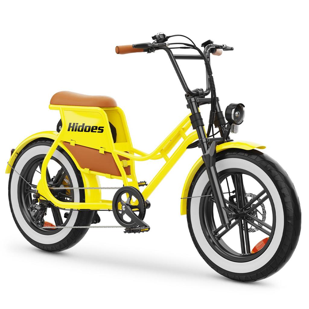 Hidoes HD-C8 City Commuting Electric Bicycle For Unisex 700W Motor 48V17Ah Battery Bright And Colorful Electric Bike 20*4 Inch Fat Tires EBike