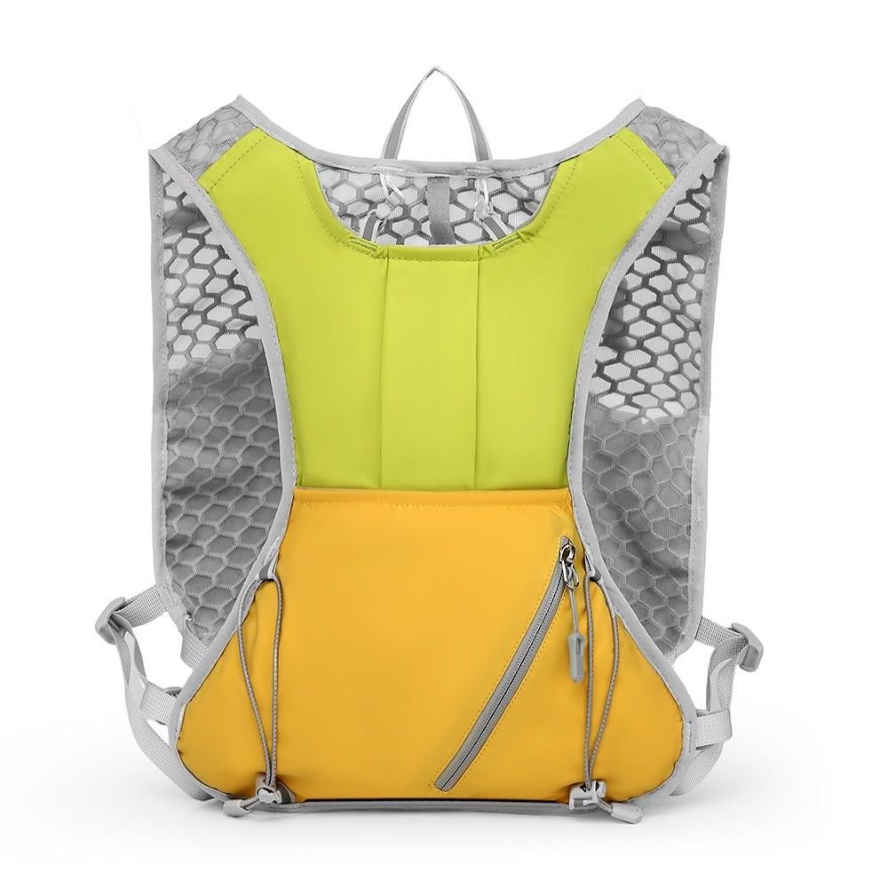 Durable Lightweight Hydration Backpack Large Capacity Waterproof Running Vest Breathable Adjustable Chest Pack for Outdoors