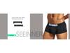 Мужские боксеры из гребенного хлопка, дышащие, со средней посадкой, с эффектом подтяжки бедер от Seeinner