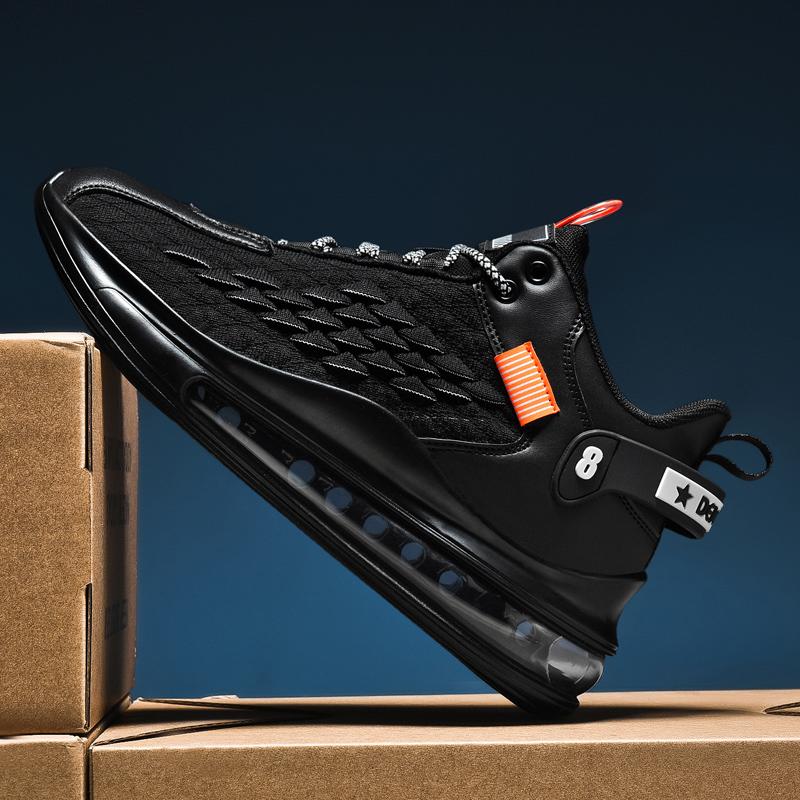 Мужская летающая тканая спортивная обувь на воздушной подушке, дышащая повседневная обувь 39-45