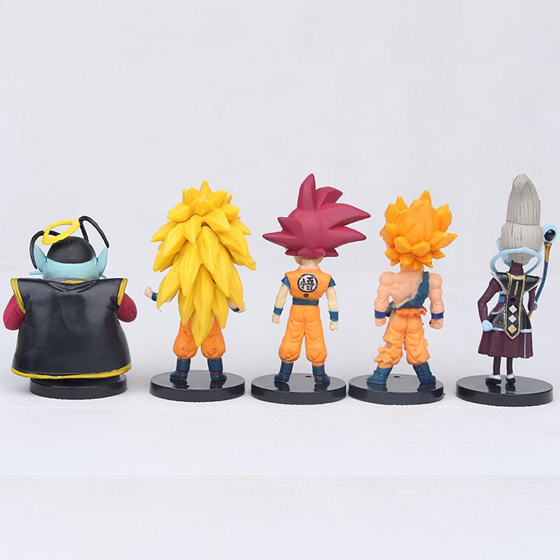 20 шт. Набор Bandai Dragon Ball Z Супер Сон Гоку Вегета Броли Буу Экшн-фигурки Аниме Фигурки Модель Ультра Инстинкт Подарки Игрушки