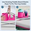 Universal Sup Water Bottle And Phone Holder 2 In 1 Silicone Cup Holder And Phone Mount For Paddle Board Kayak And Canoe